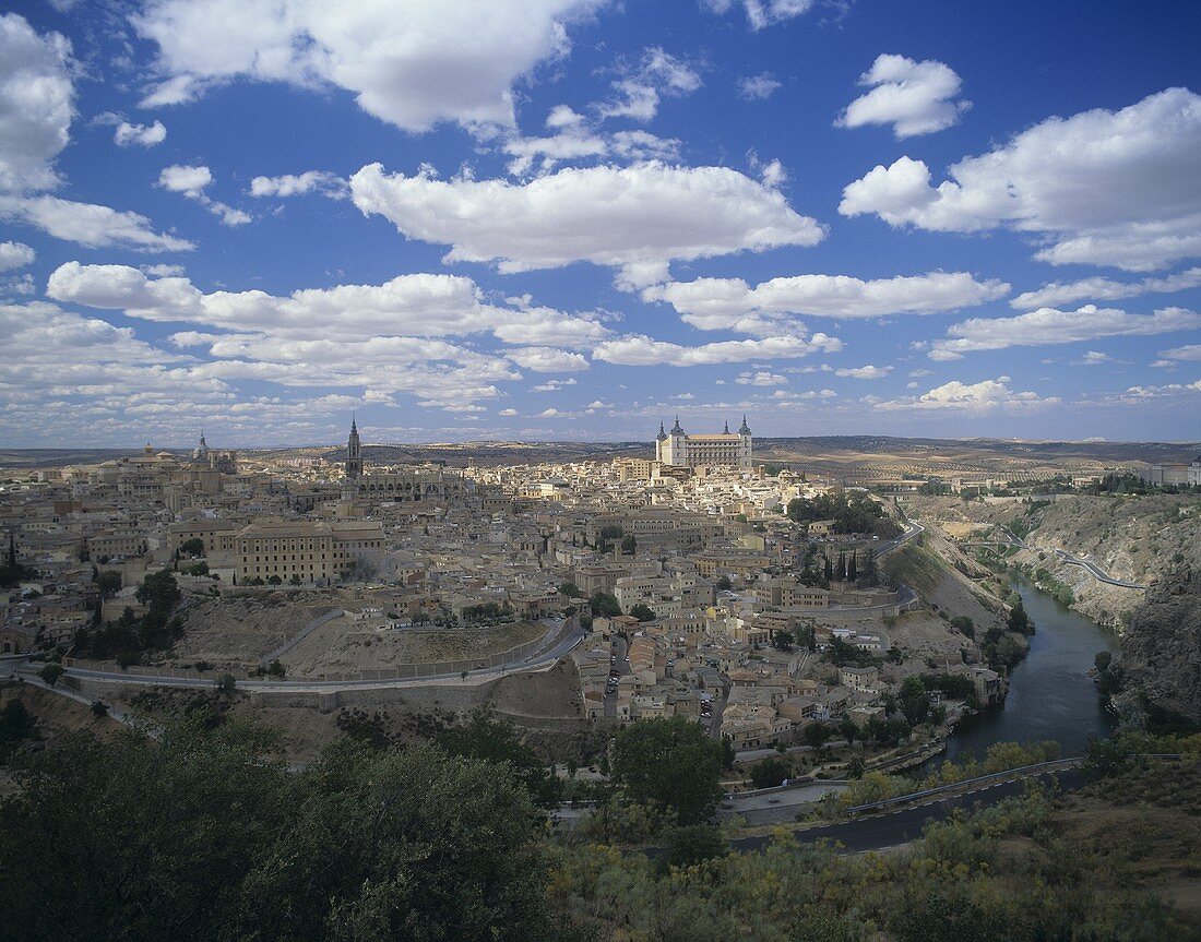 Die Stadt Toledo, Kastilien-La Mancha, Spanien