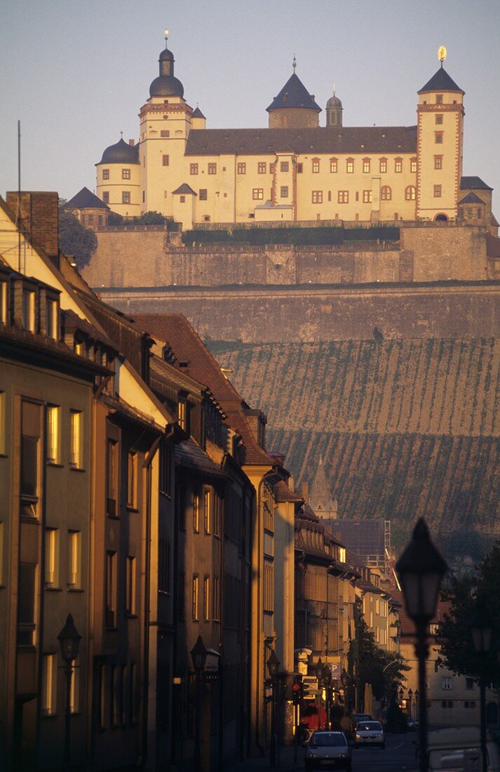 Schloss Marienberg, Würzburg, Franken, Deutschland