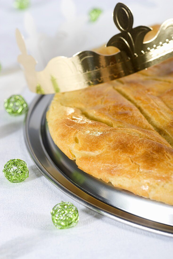 Galette des rois from the Franche-Comte region (France)