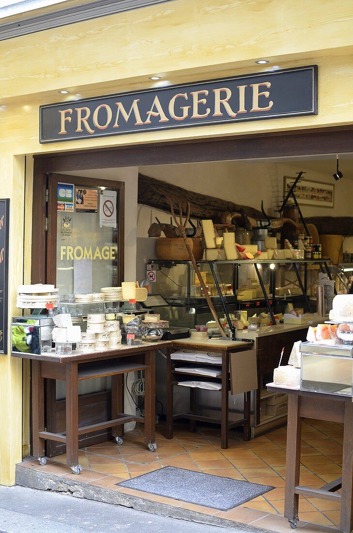A cheese shop in France