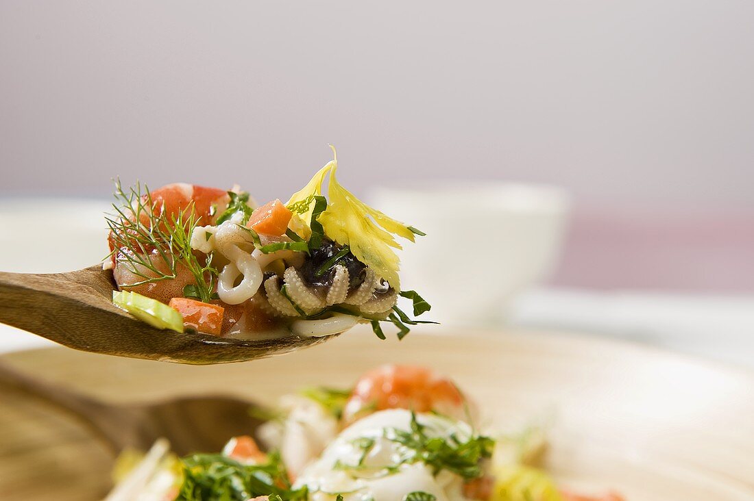 Insalata di frutti di mare (Meeresfrüchtesalat, Italien)