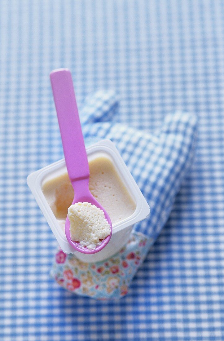 Home-made rice milk yoghurt
