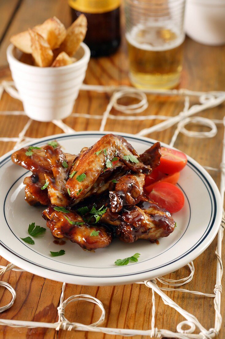 Marinierte Chicken Wings