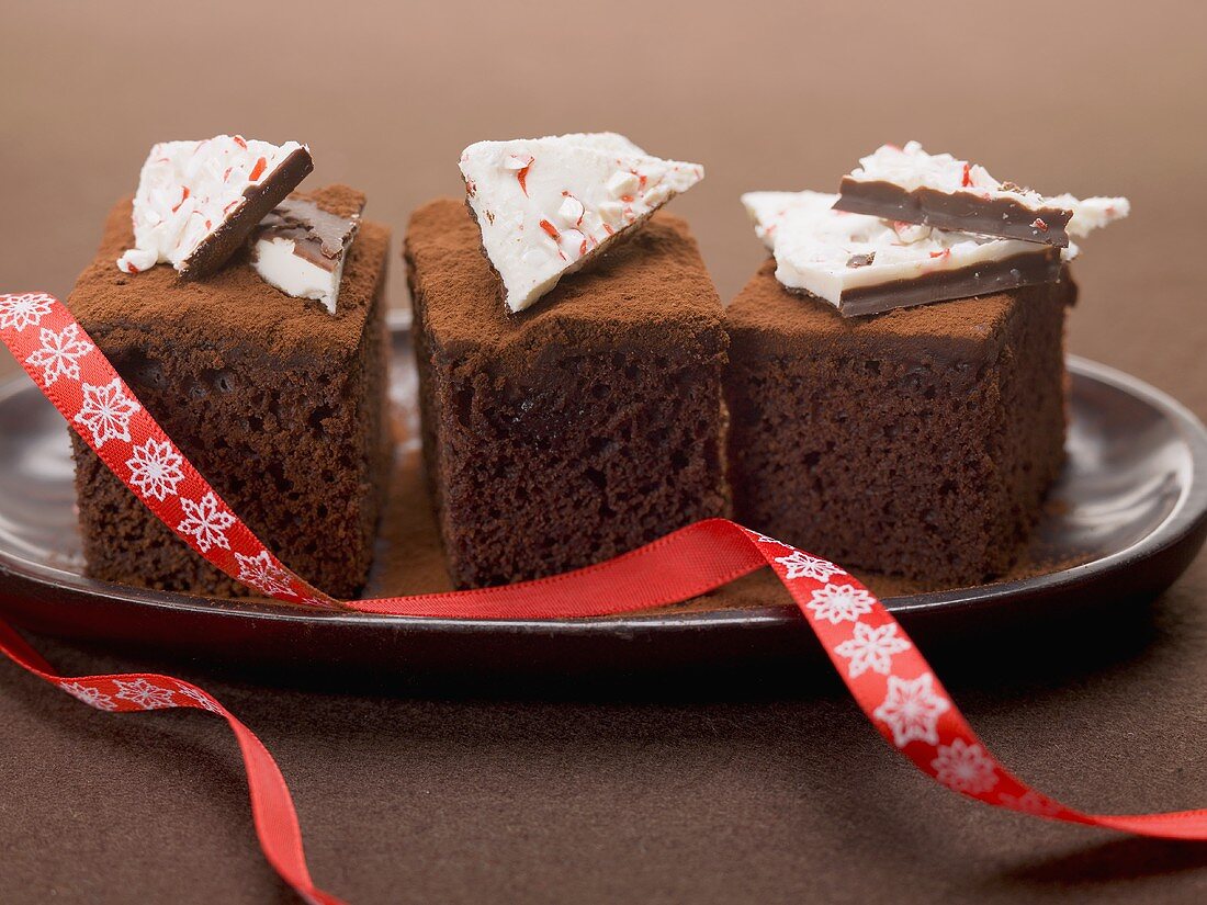 Brownies zu Weihnachten