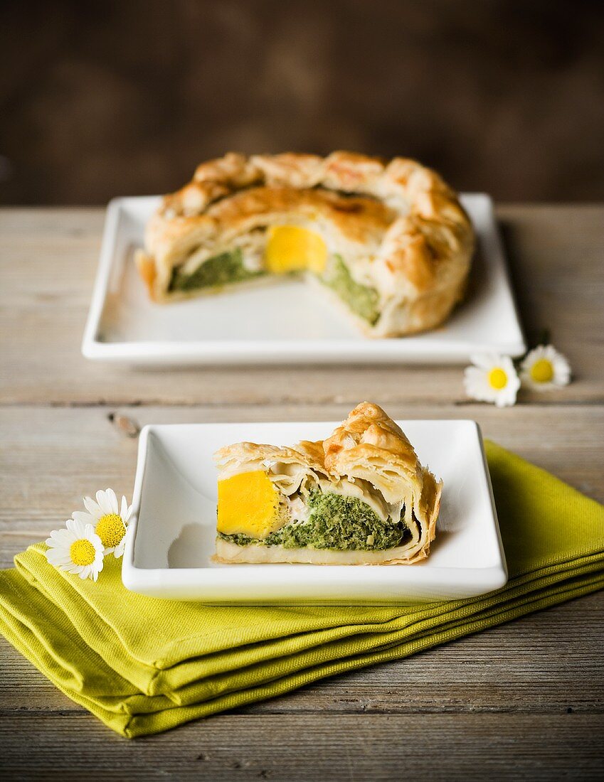 Torta pasqualina (Spinach and egg pie for Easter)