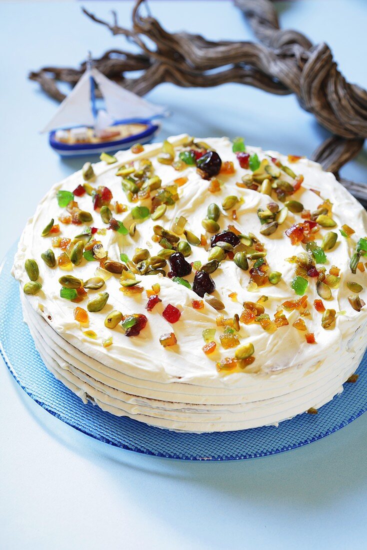 Cassata siciliana (Torte mit kandierten Früchten, Italien)