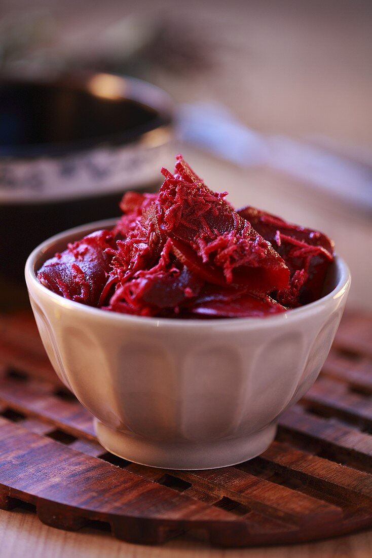 Rote-Bete-Salat mit Meerrettich (Polen)