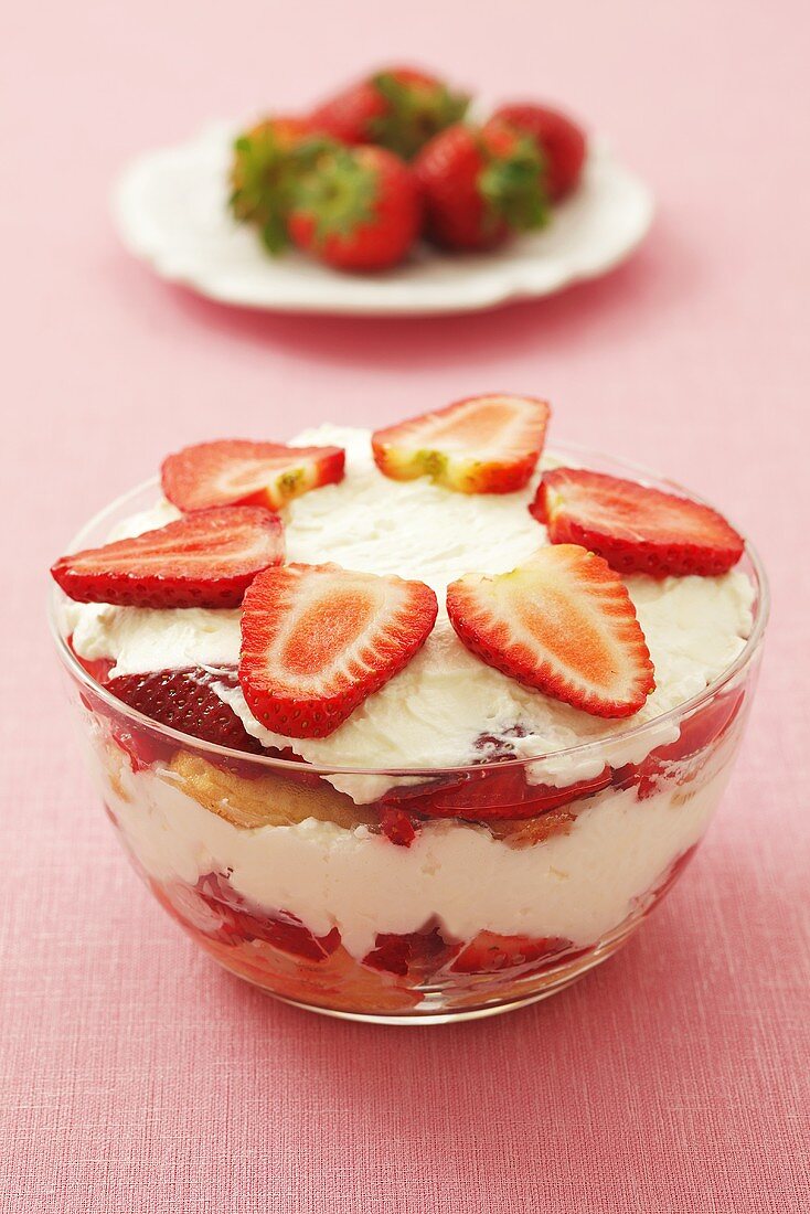 Strawberry tiramisu