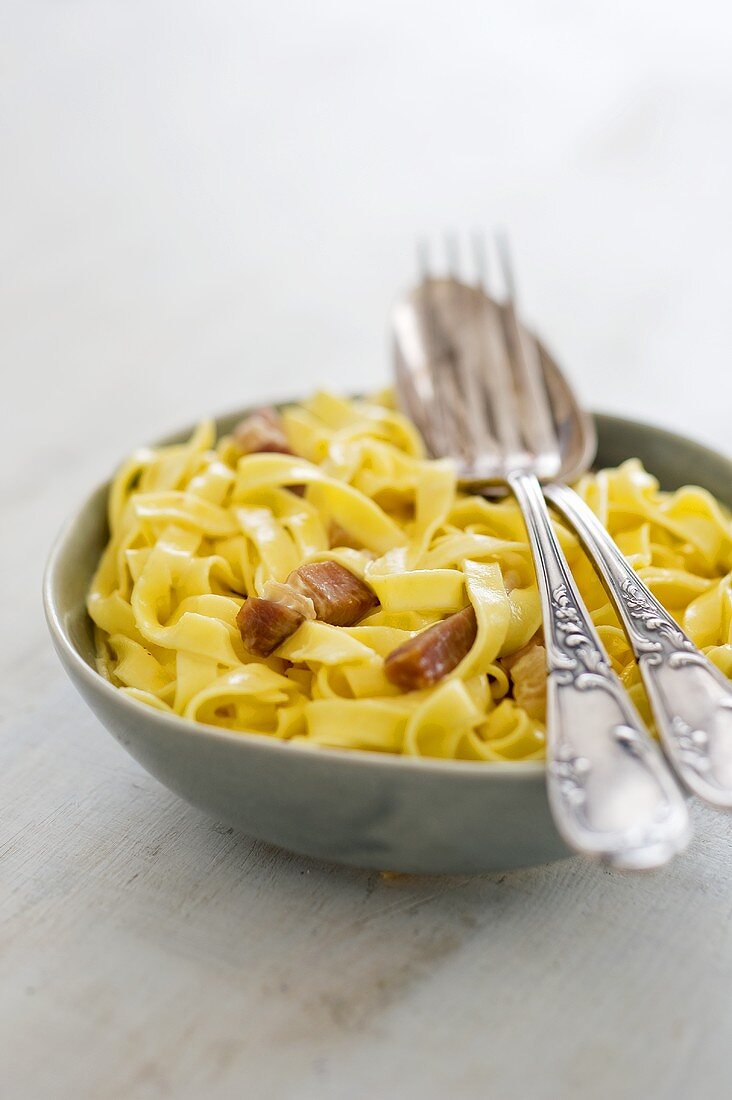 Tagliatelle Carbonara