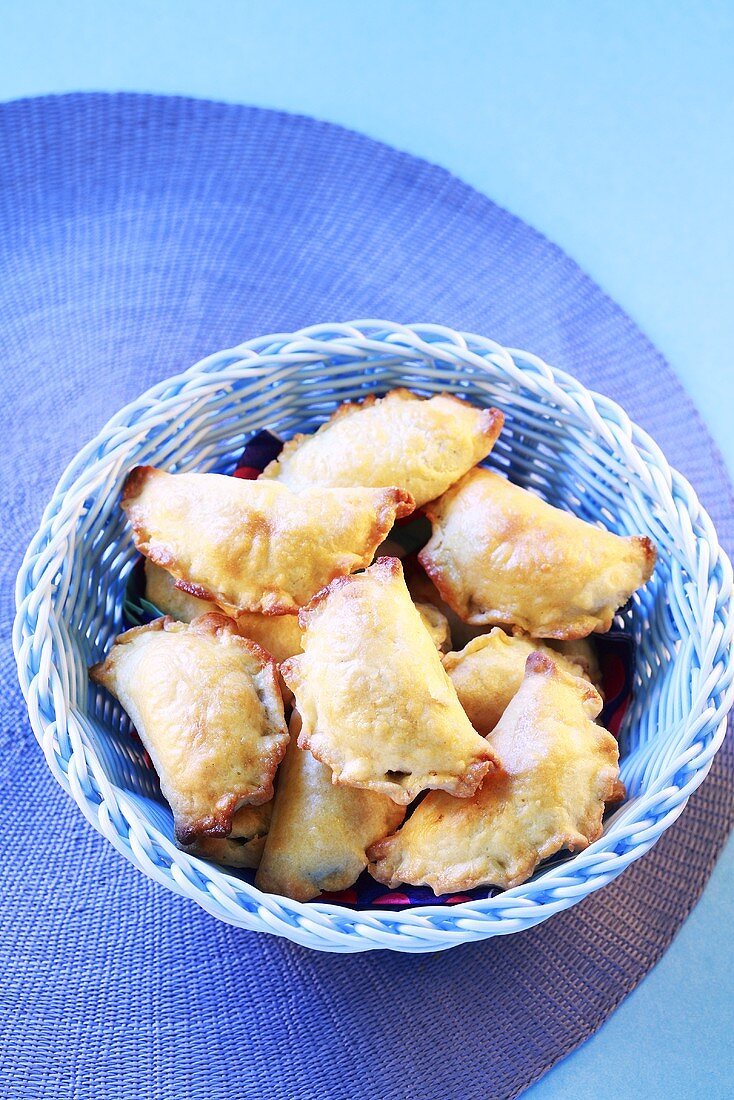 Pierogi mit Pilzfüllung (Polen)