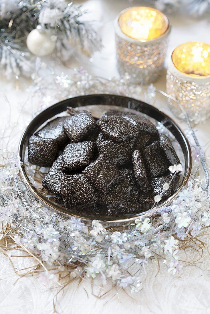 Poppy seed biscuits for Christmas (Poland)