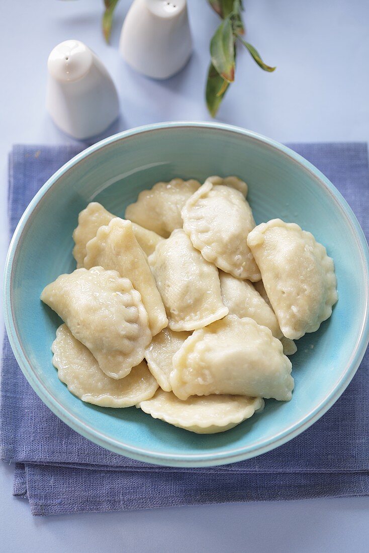 Ravioli mit Kohlfüllung