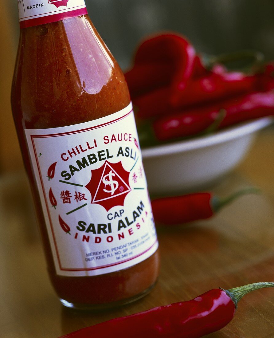 Süß-pikante Chili-Sauce 'Sambel Asli'