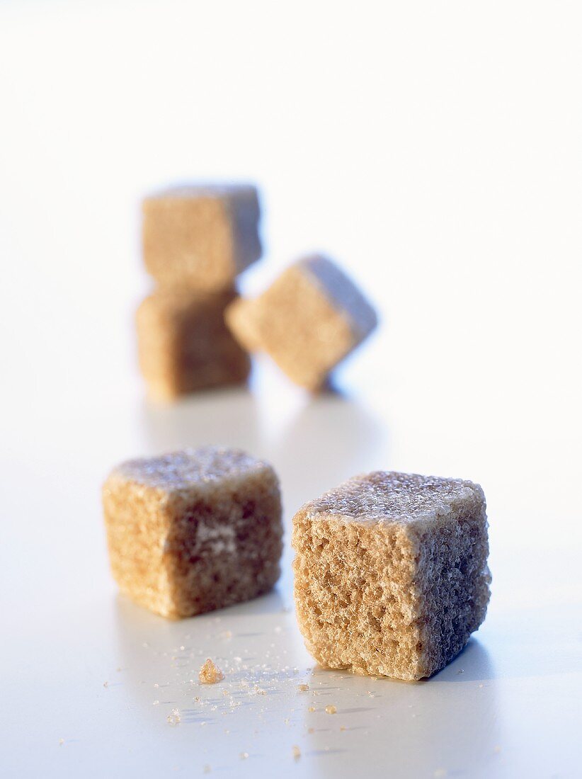 Brown sugar cubes