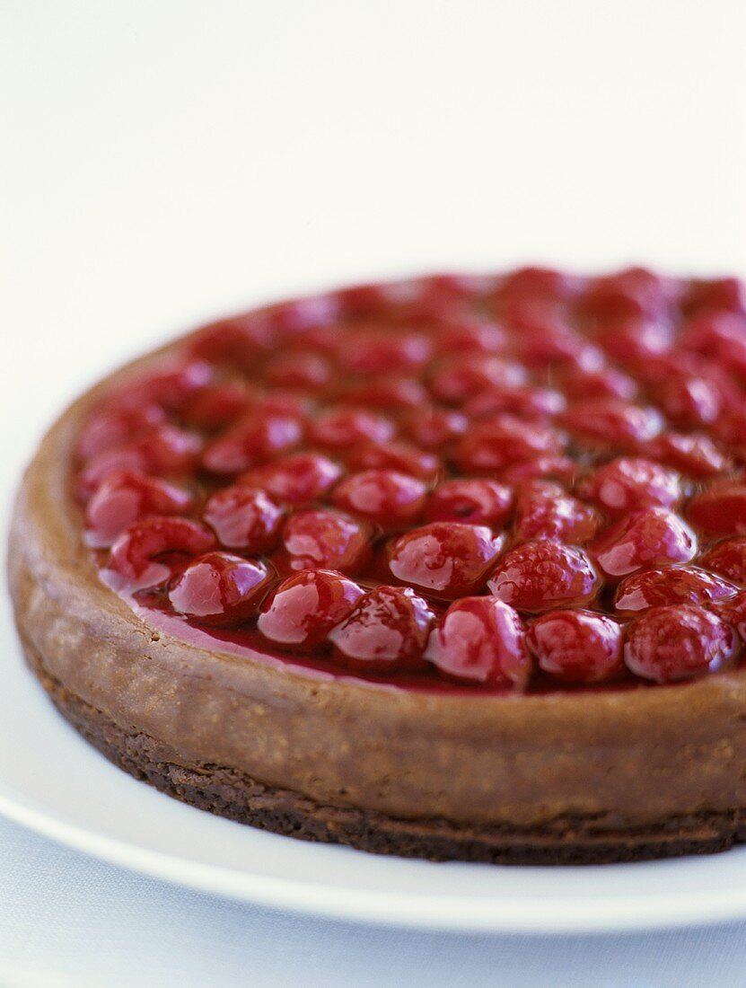 Chocolate and raspberry parfait