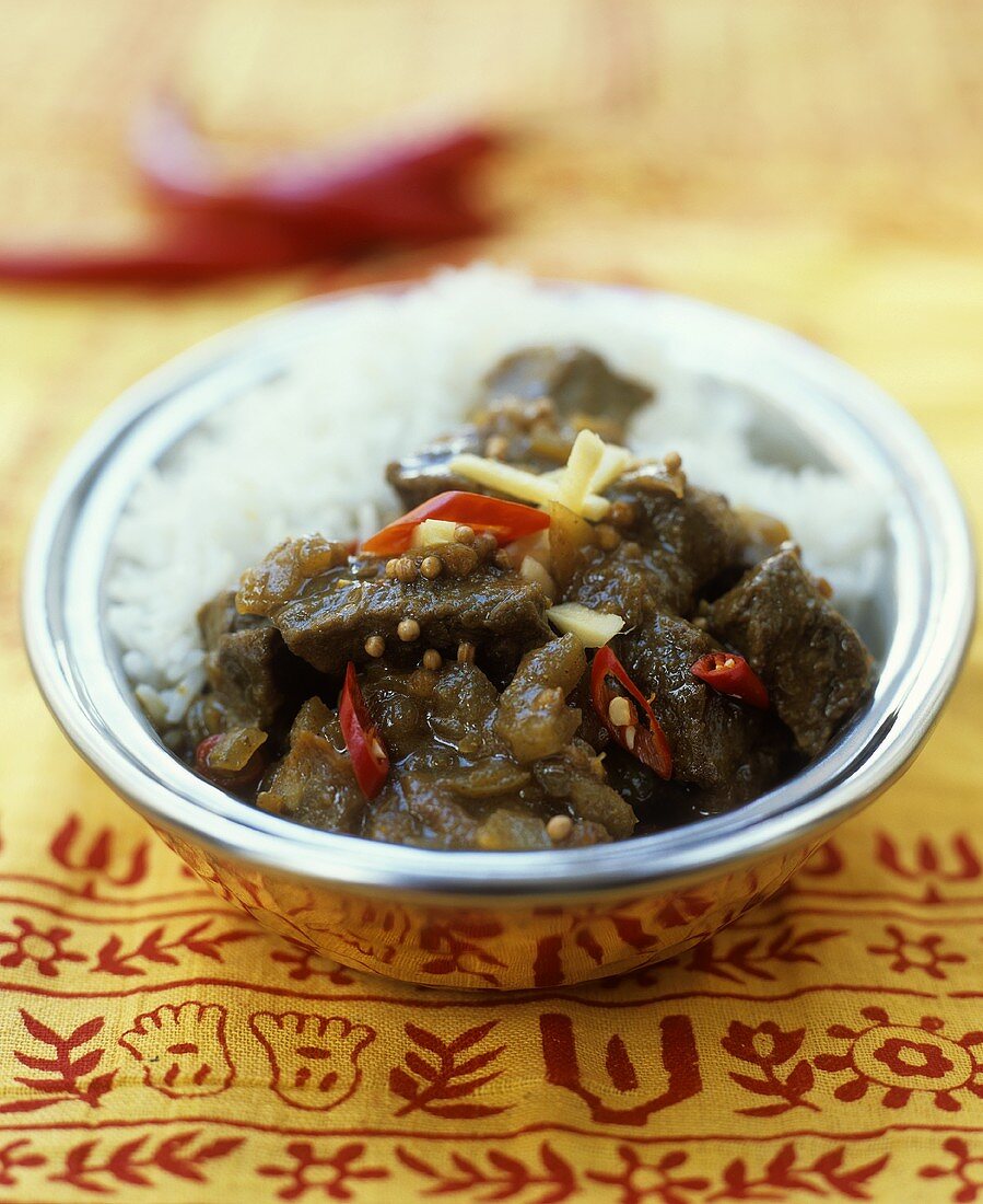 Beef Vindaloo (Ayurvedic cuisine)