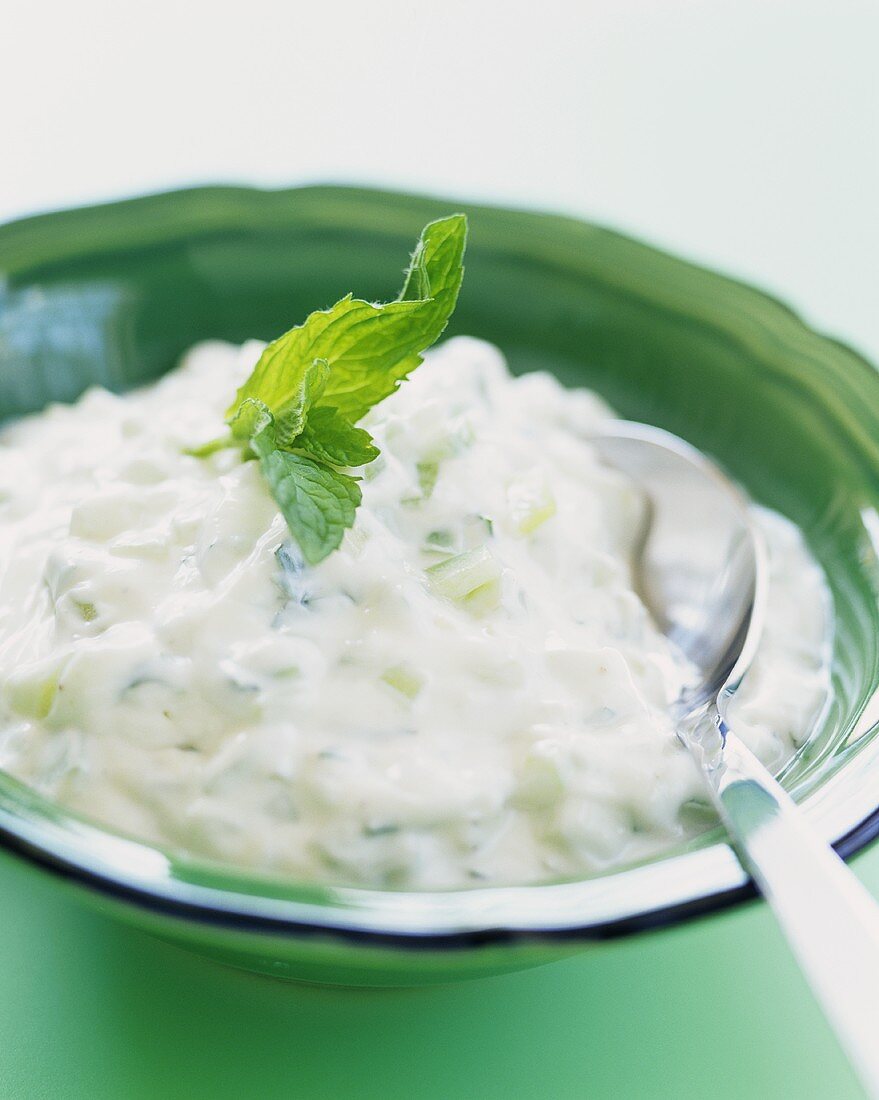 Tzatziki (typical Greek cucumber yoghurt)