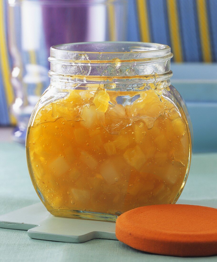 Pineapple and coconut jam