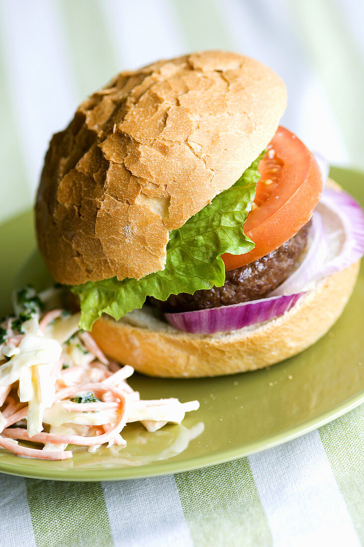 Home-made burger