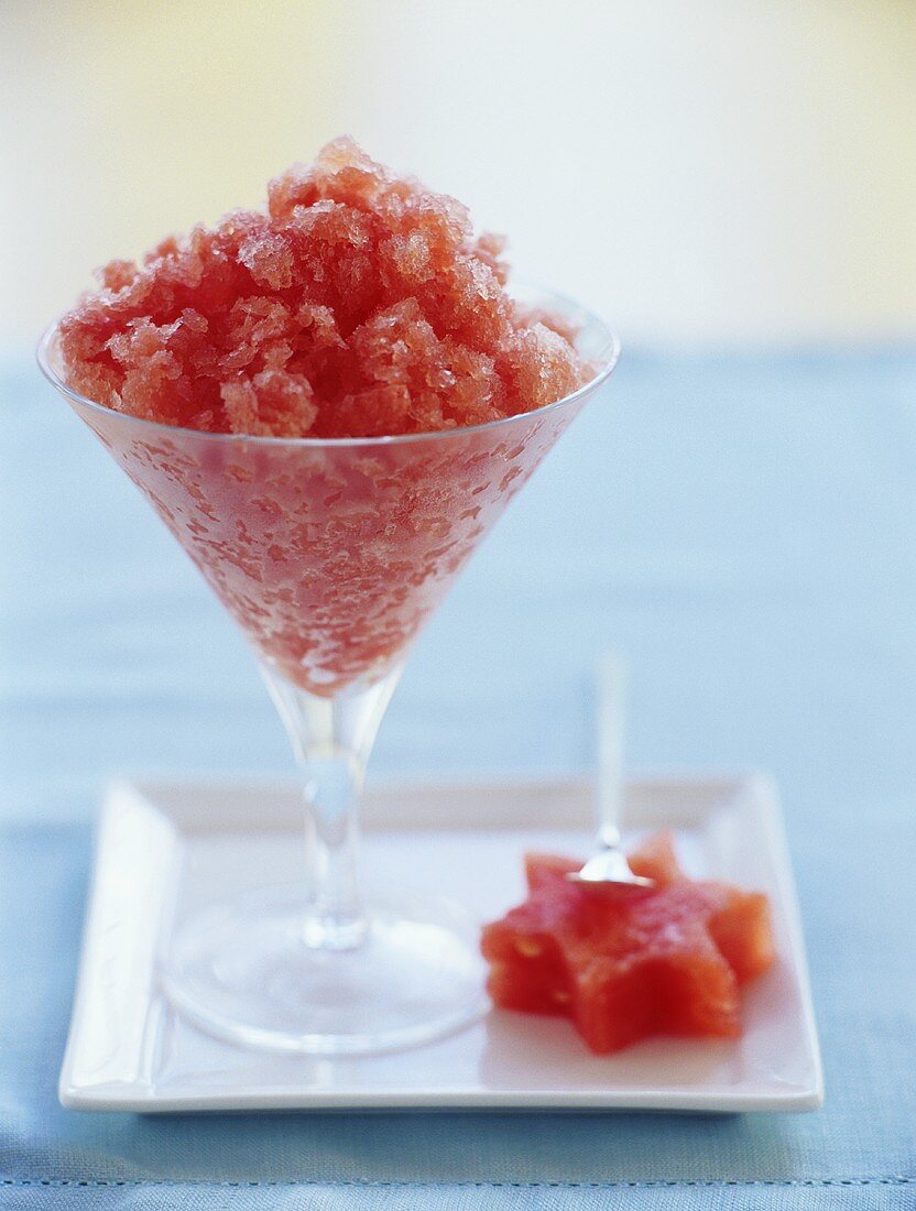 Watermelon granita