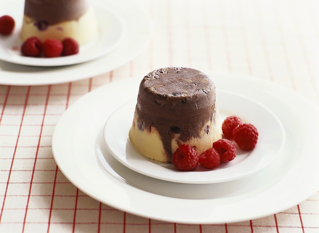 Cassata (Layered ice cream with dried fruit, Italy)