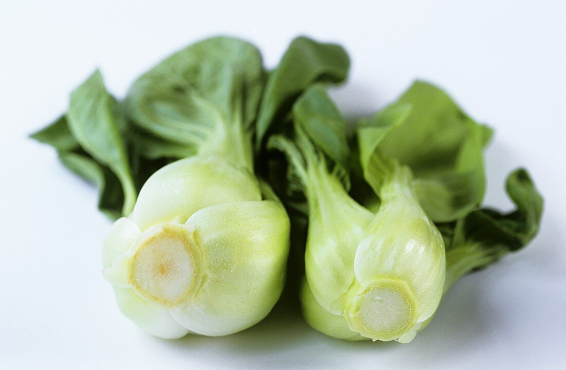 Two Heads of Bok Choy