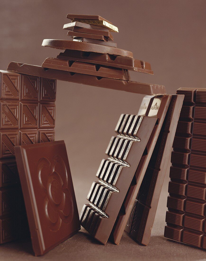Assorted chocolate bars
