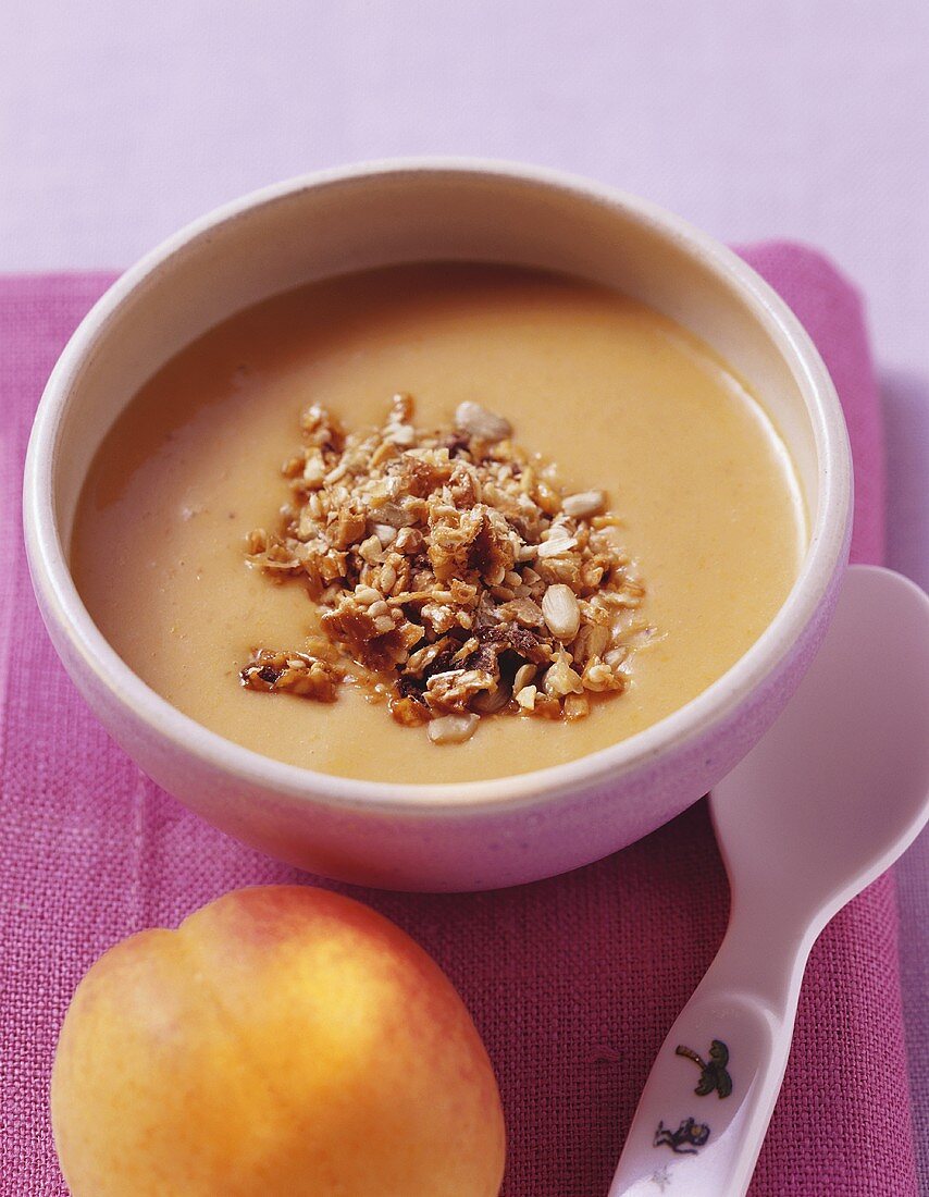 Almond milk with apricots