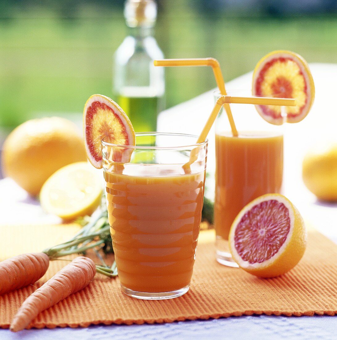 Carrot and orange drink
