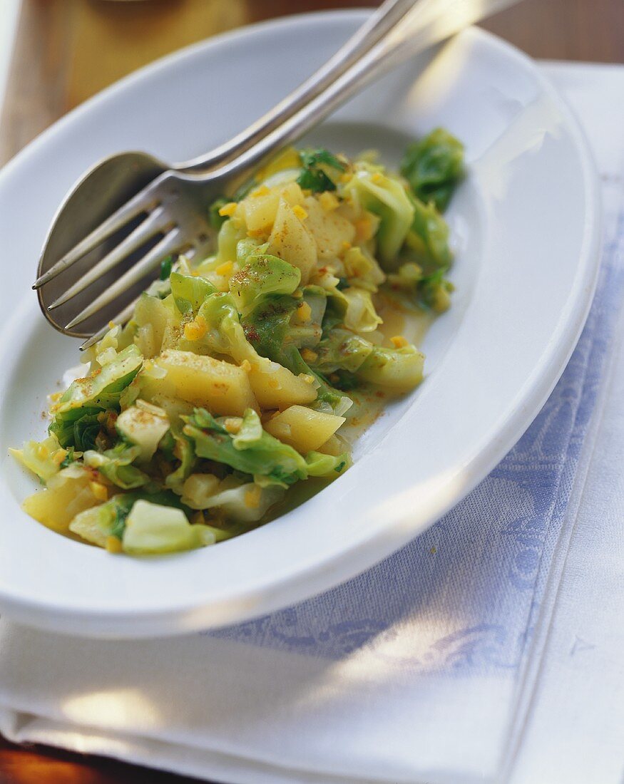 Bavarian cabbage with quinces