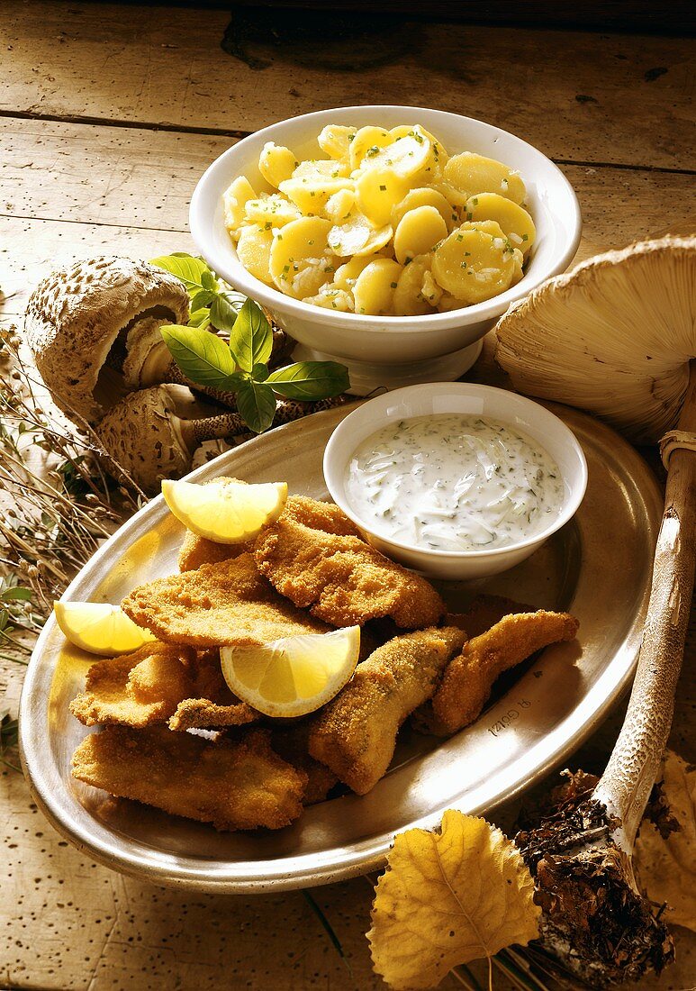 Breaded Baked Mushroom Caps