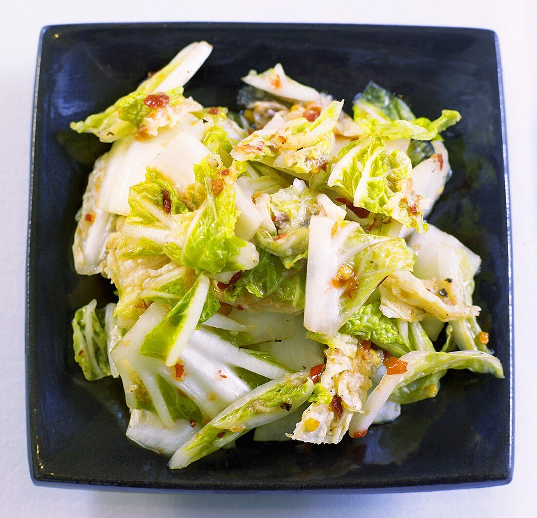 Kimchi (Chinese cabbage dish, Korean speciality)