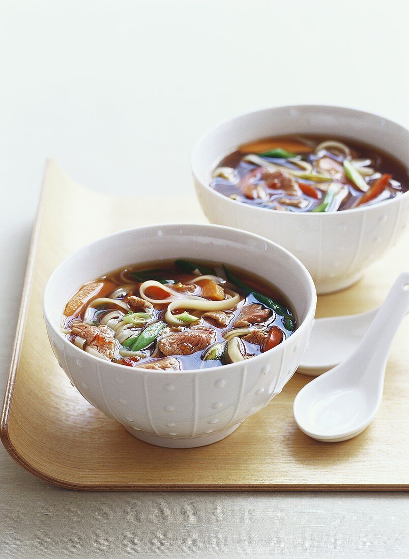 Spicy beef soup (Thailand)