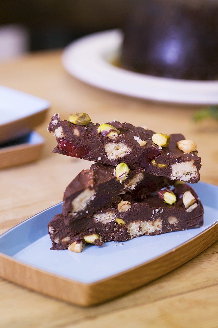 Biscotti al cioccolato (chocolate biscuits), Umbria, Italy