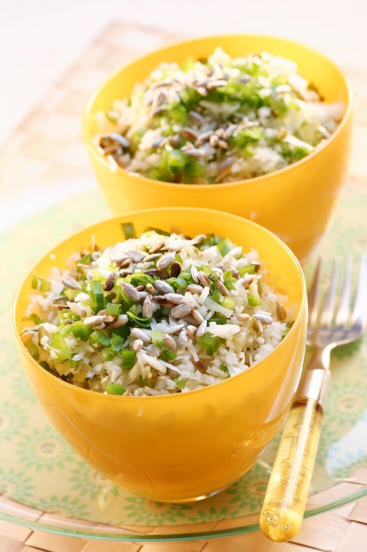 Sauerkrautsalat mit Reis