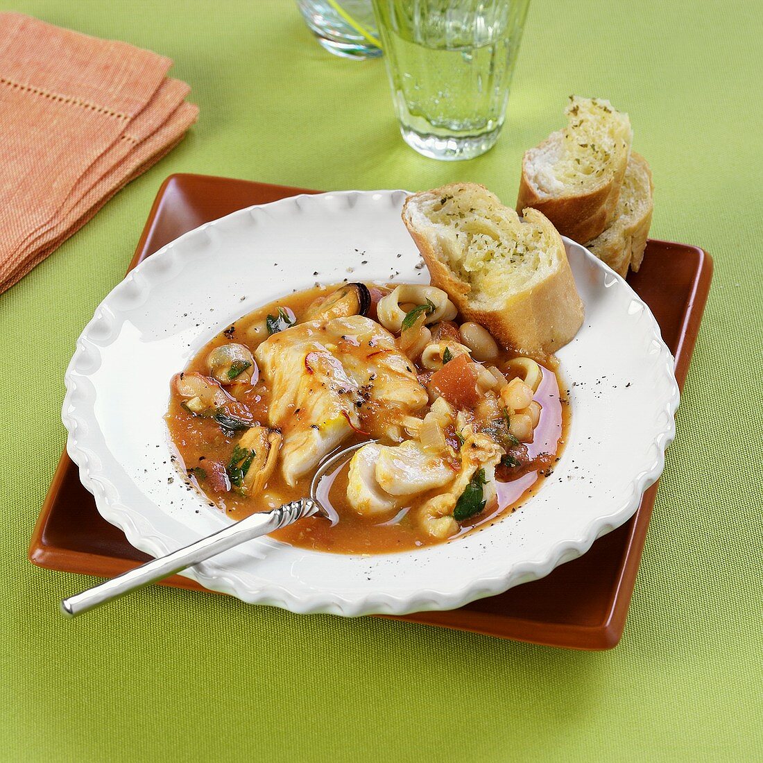 Spicy seafood stew