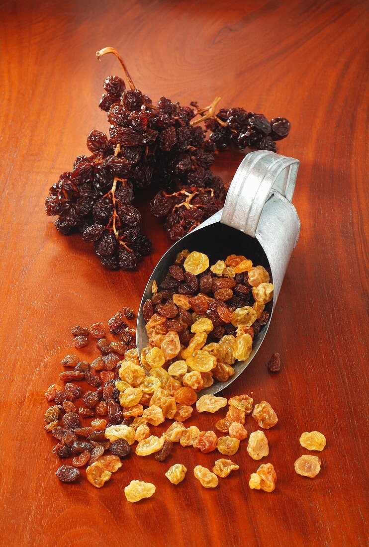 Currants, raisins and sultanas