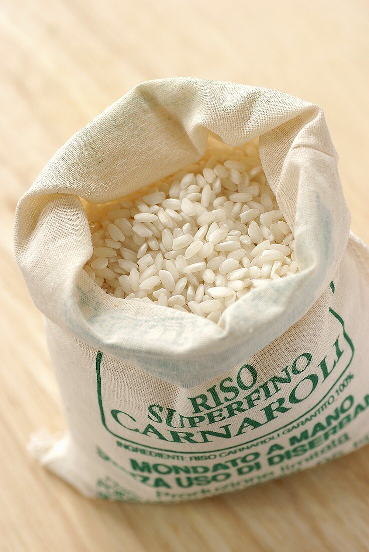 Rice in sack