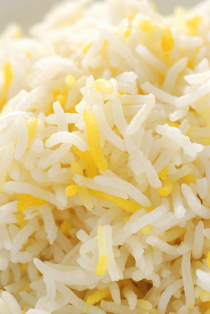 Cooked long-grain rice