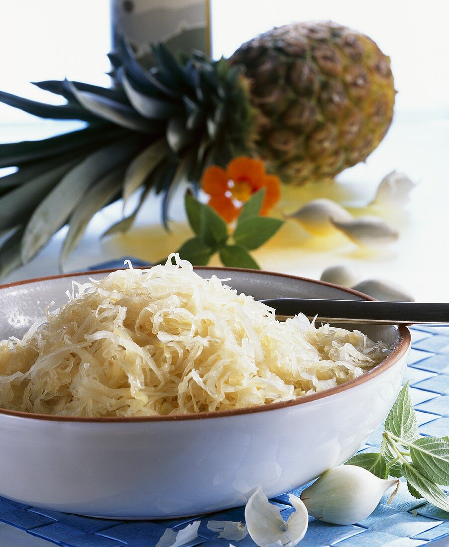 Pineapple sauerkraut