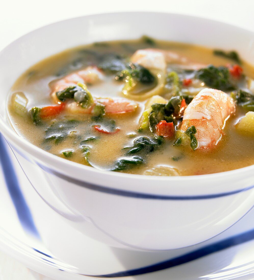 Creole shrimp soup