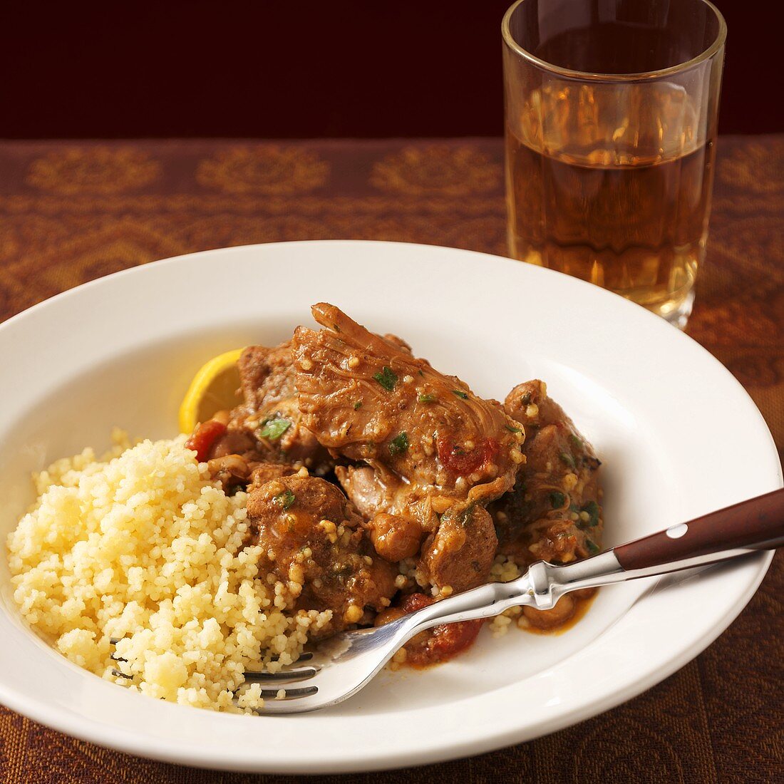 Chicken tajine with couscous