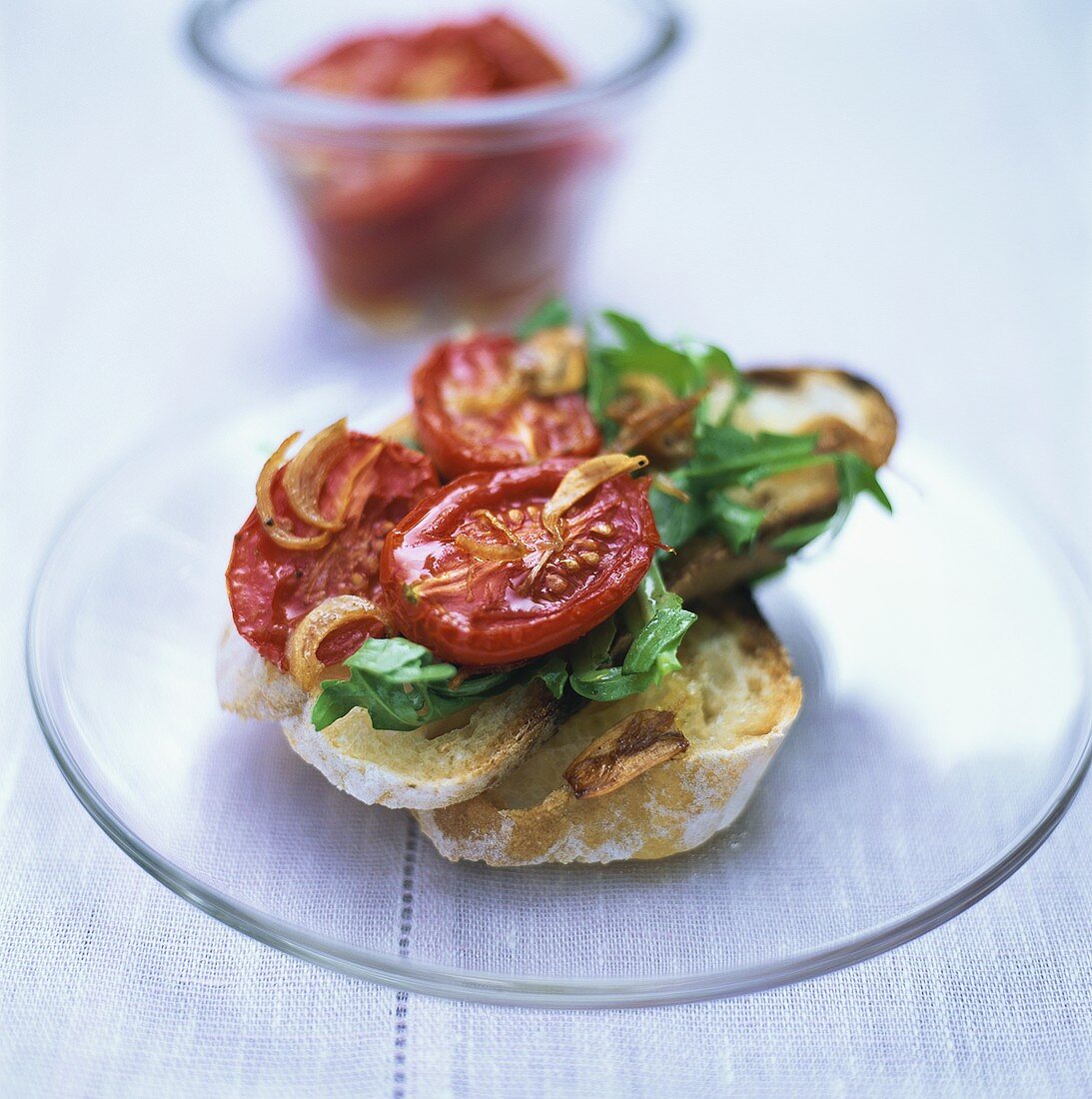 Bruschetta mit Rucola