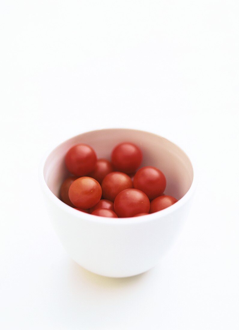 A bowl of cherry tomatoes