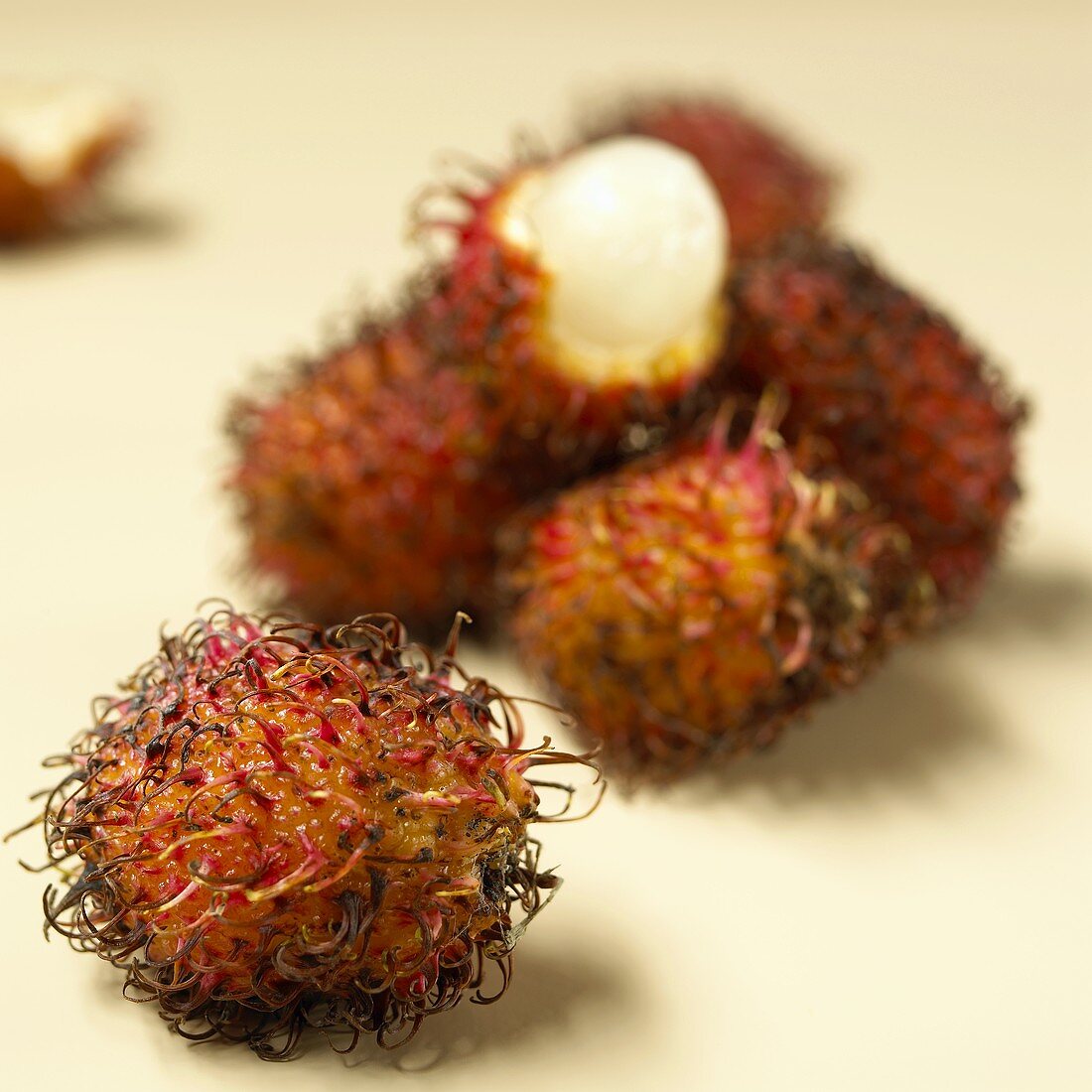 Several rambutans