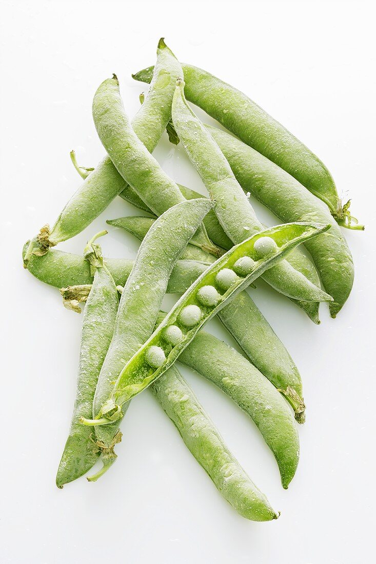 Frozen pea pods