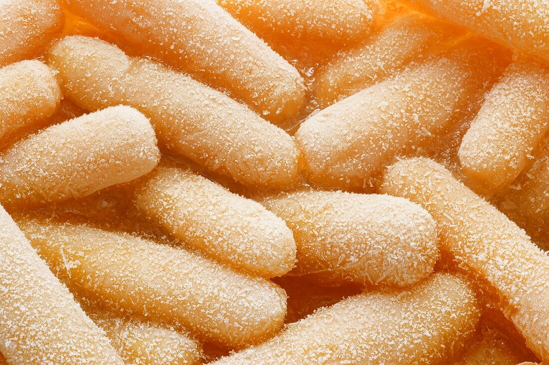 Frozen baby carrots