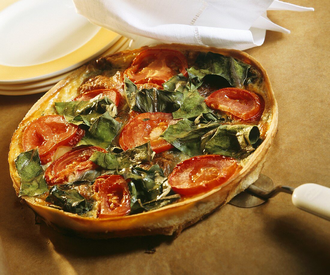 Chard quiche