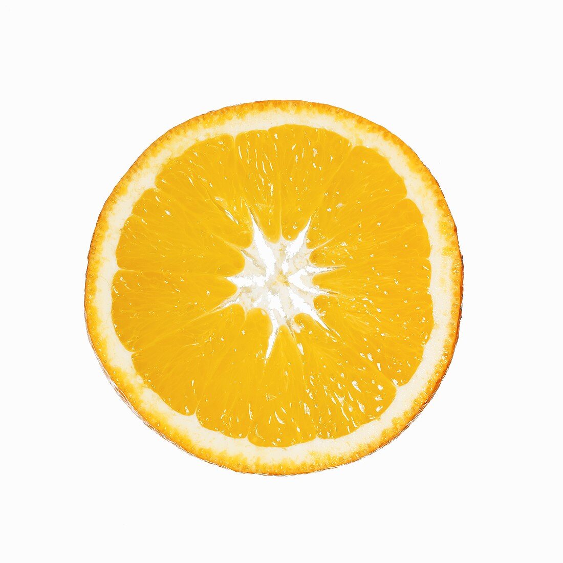 Eine Orangenscheibe