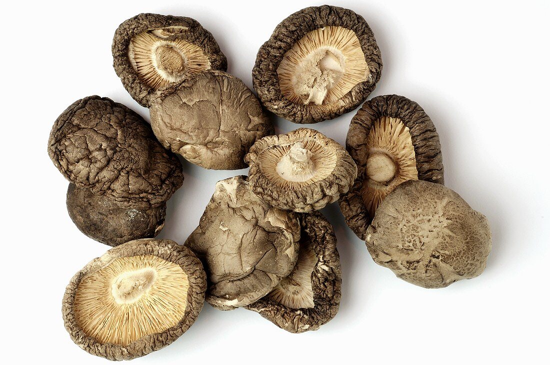 Dried shiitake mushrooms